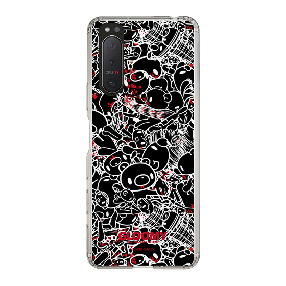 Slim Protection Case［ Gloomy - Pattern - Black ］