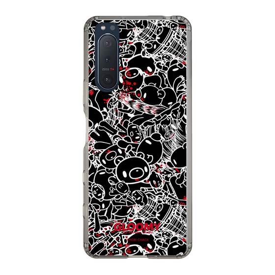 Slim Protection Case［ Gloomy - Pattern - Black ］