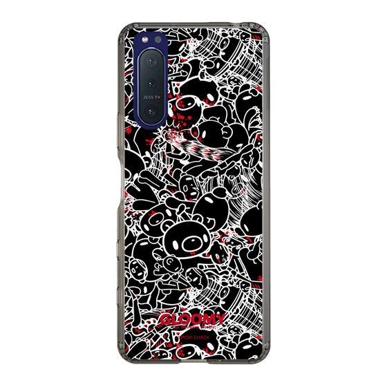 Slim Protection Case［ Gloomy - Pattern - Black ］