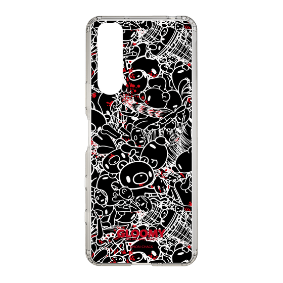 Slim Protection Case［ Gloomy - Pattern - Black ］