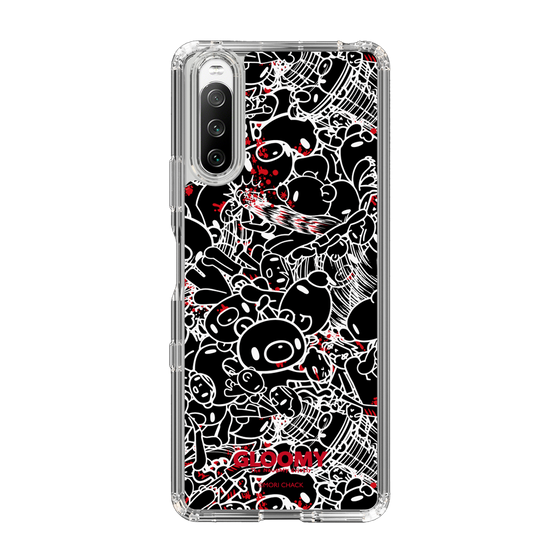 Slim Protection Case［ Gloomy - Pattern - Black ］