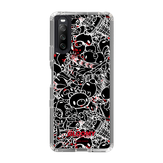 Slim Protection Case［ Gloomy - Pattern - Black ］