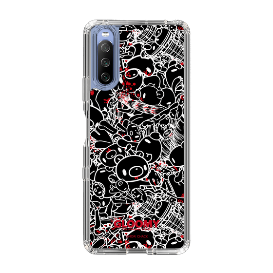 Slim Protection Case［ Gloomy - Pattern - Black ］