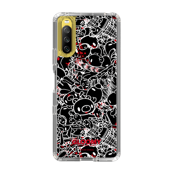 Slim Protection Case［ Gloomy - Pattern - Black ］