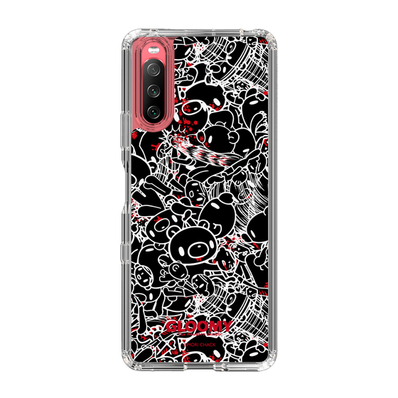 Slim Protection Case［ Gloomy - Pattern - Black ］