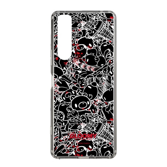 Slim Protection Case［ Gloomy - Pattern - Black ］