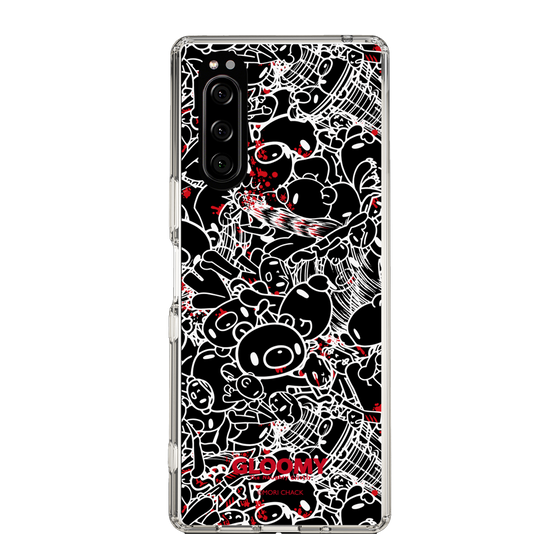 Slim Protection Case［ Gloomy - Pattern - Black ］