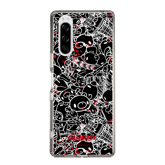 Slim Protection Case［ Gloomy - Pattern - Black ］