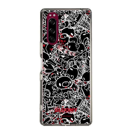 Slim Protection Case［ Gloomy - Pattern - Black ］