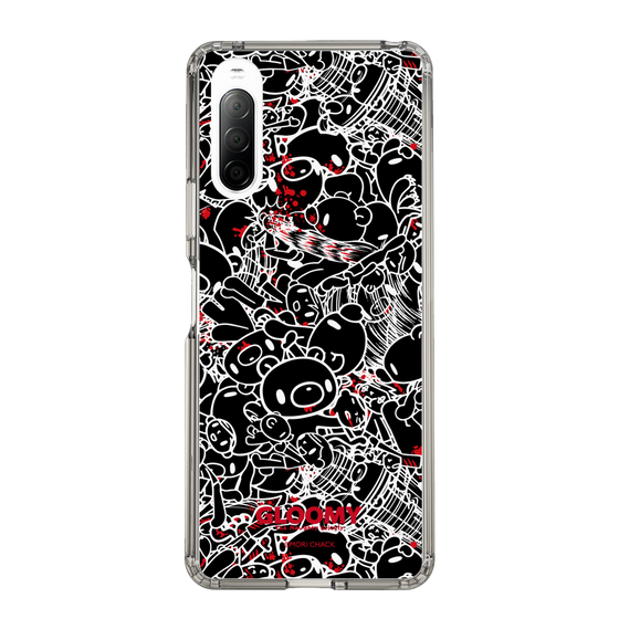 Slim Protection Case［ Gloomy - Pattern - Black ］