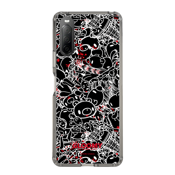 Slim Protection Case［ Gloomy - Pattern - Black ］