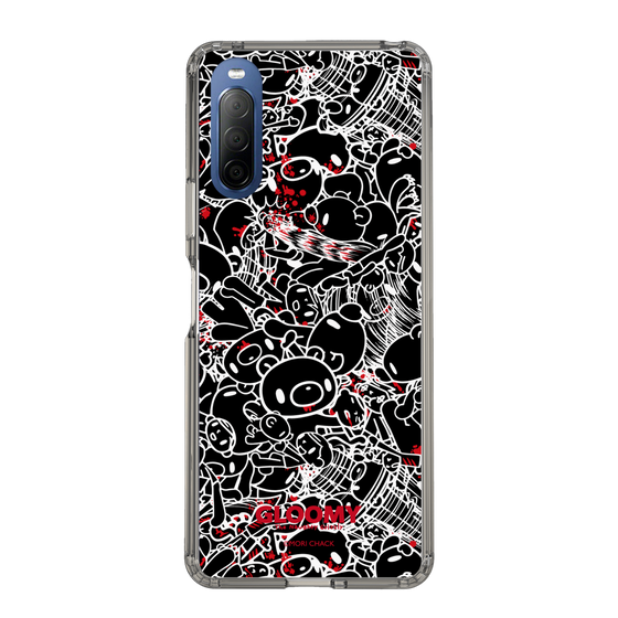Slim Protection Case［ Gloomy - Pattern - Black ］