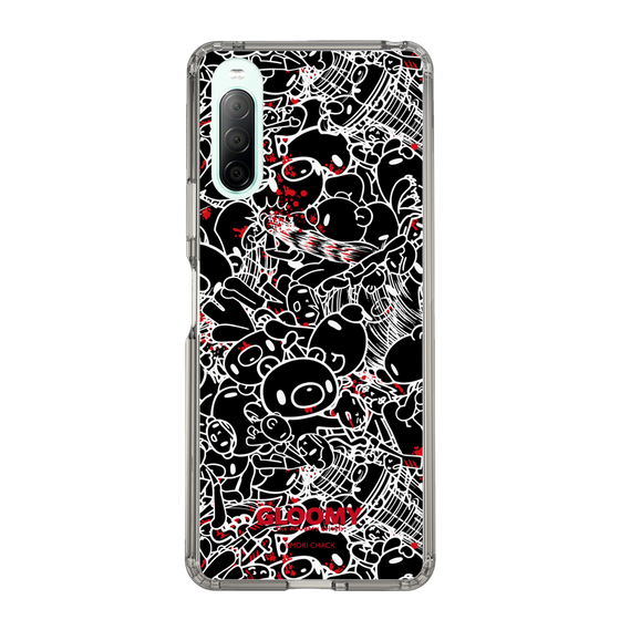 Slim Protection Case［ Gloomy - Pattern - Black ］