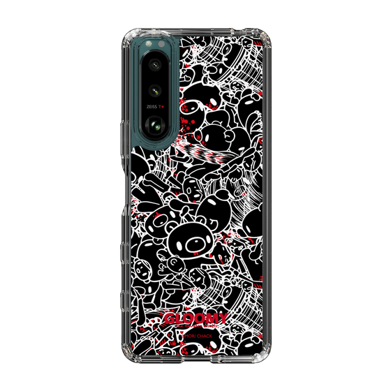 Slim Protection Case［ Gloomy - Pattern - Black ］