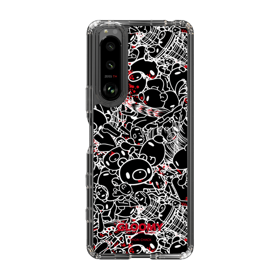 Slim Protection Case［ Gloomy - Pattern - Black ］