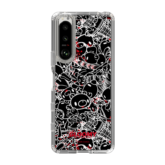Slim Protection Case［ Gloomy - Pattern - Black ］