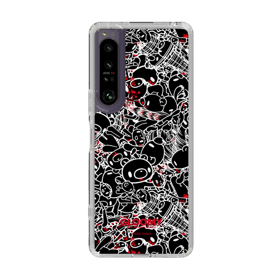 Slim Protection Case［ Gloomy - Pattern - Black ］