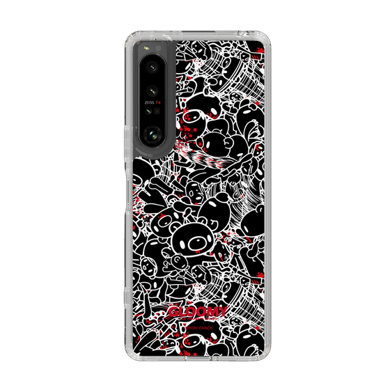 Slim Protection Case［ Gloomy - Pattern - Black ］