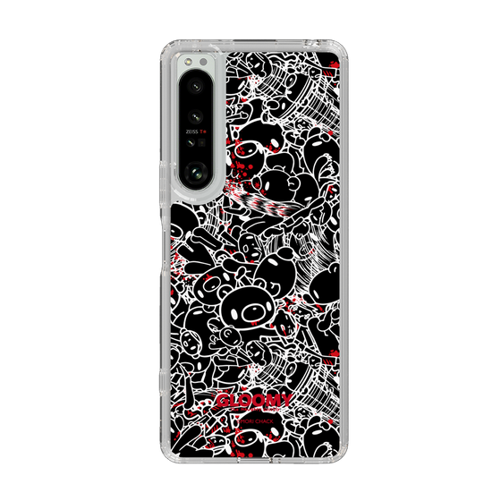 Slim Protection Case［ Gloomy - Pattern - Black ］