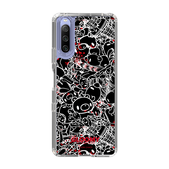 Slim Protection Case［ Gloomy - Pattern - Black ］
