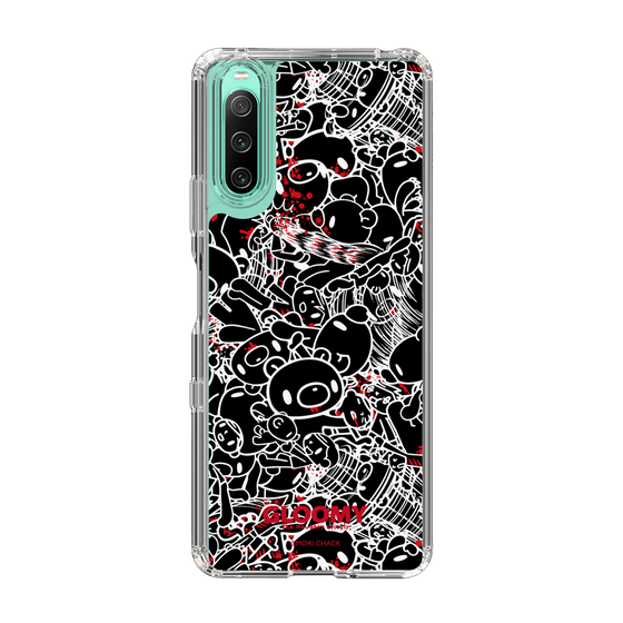 Slim Protection Case［ Gloomy - Pattern - Black ］