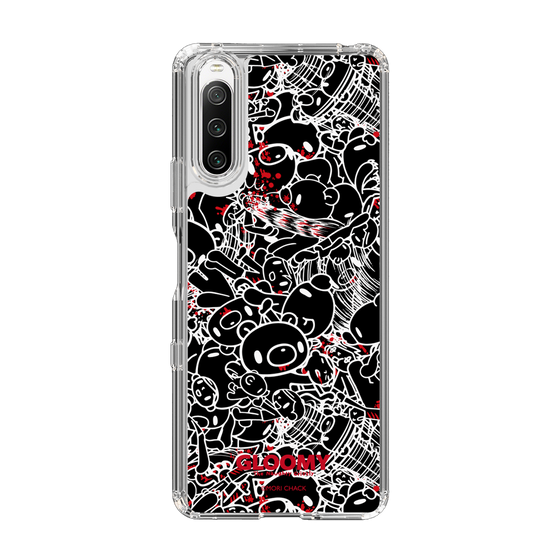 Slim Protection Case［ Gloomy - Pattern - Black ］