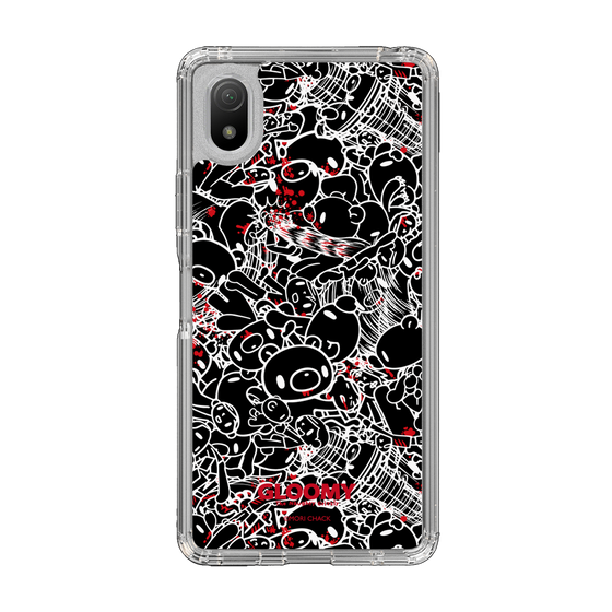 Slim Protection Case［ Gloomy - Pattern - Black ］