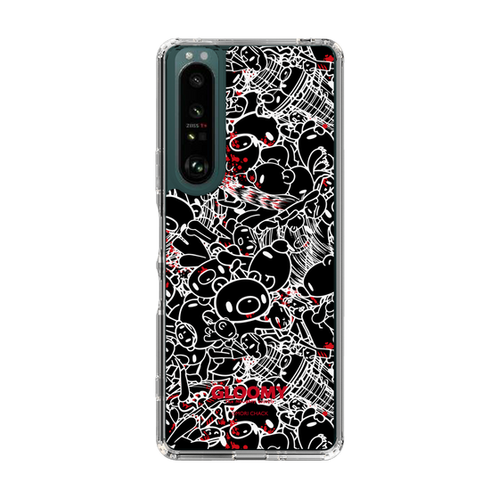 Slim Protection Case［ Gloomy - Pattern - Black ］