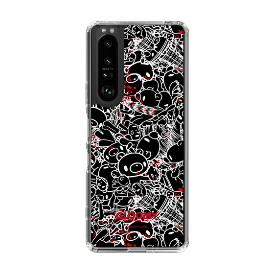 Slim Protection Case［ Gloomy - Pattern - Black ］