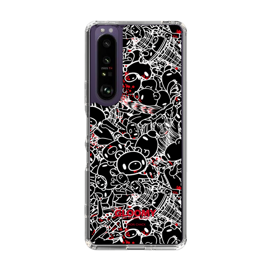 Slim Protection Case［ Gloomy - Pattern - Black ］