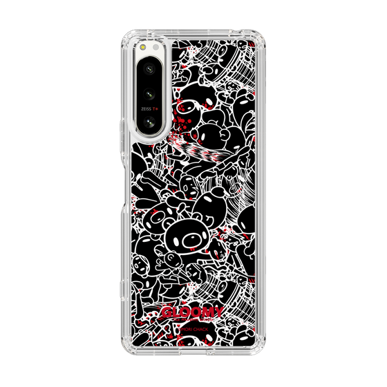 Slim Protection Case［ Gloomy - Pattern - Black ］