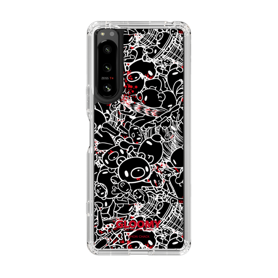 Slim Protection Case［ Gloomy - Pattern - Black ］
