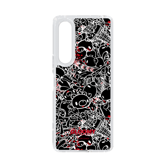 Slim Protection Case［ Gloomy - Pattern - Black ］