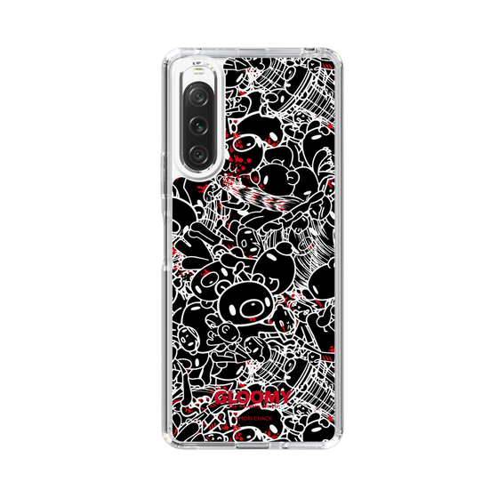Slim Protection Case［ Gloomy - Pattern - Black ］