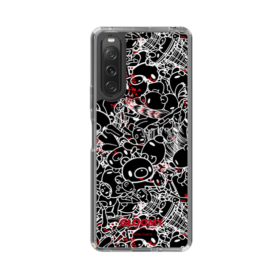 Slim Protection Case［ Gloomy - Pattern - Black ］