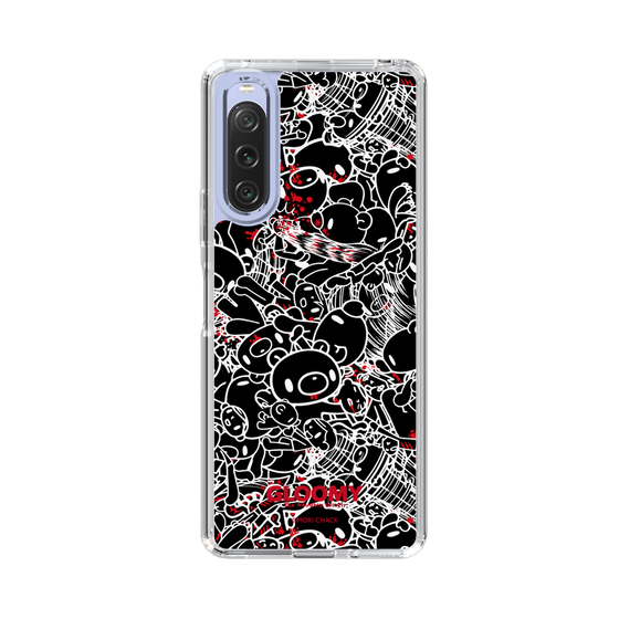 Slim Protection Case［ Gloomy - Pattern - Black ］