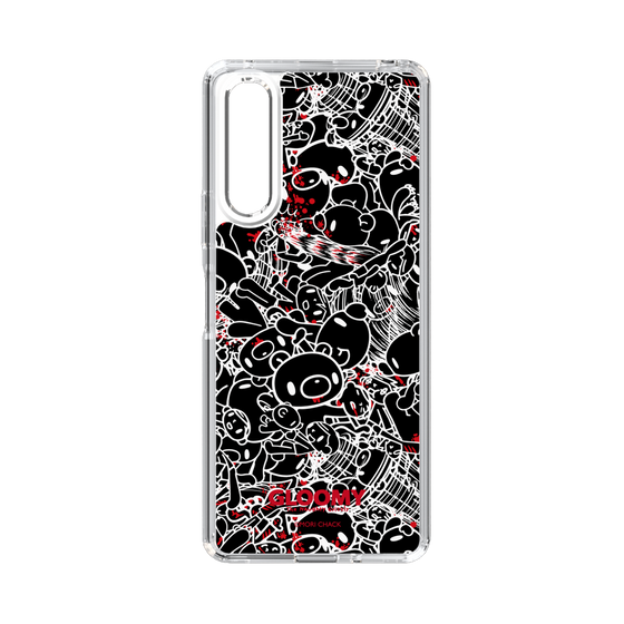Slim Protection Case［ Gloomy - Pattern - Black ］