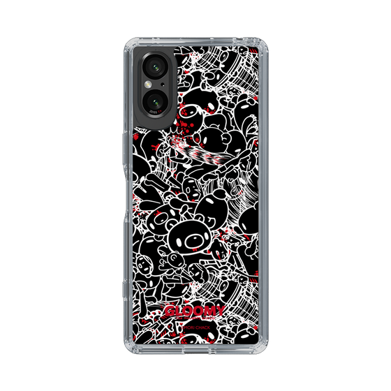 Slim Protection Case［ Gloomy - Pattern - Black ］