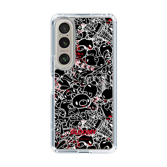 Slim Protection Case［ Gloomy - Pattern - Black ］
