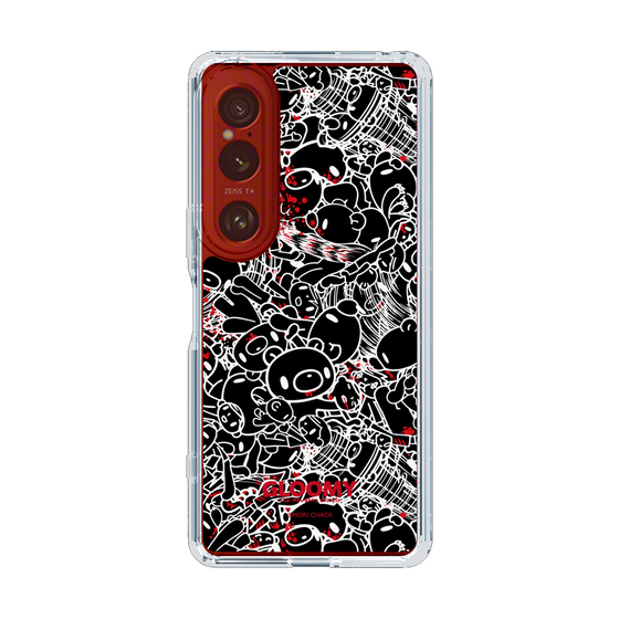 Slim Protection Case［ Gloomy - Pattern - Black ］