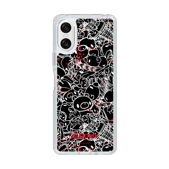 Slim Protection Case［ Gloomy - Pattern - Black ］