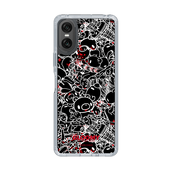 Slim Protection Case［ Gloomy - Pattern - Black ］