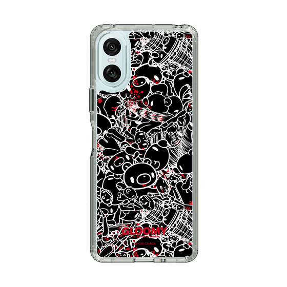 Slim Protection Case［ Gloomy - Pattern - Black ］