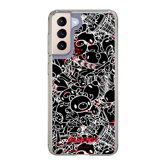 Slim Protection Case［ Gloomy - Pattern - Black ］