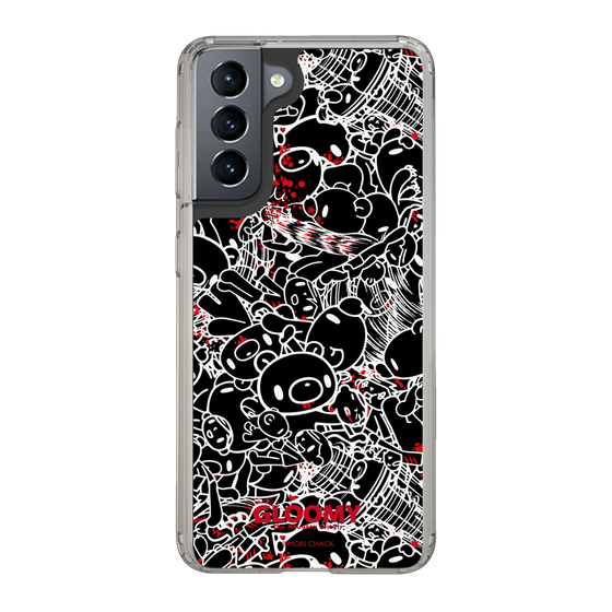 Slim Protection Case［ Gloomy - Pattern - Black ］