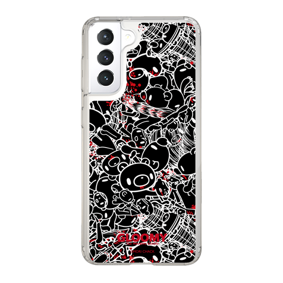 Slim Protection Case［ Gloomy - Pattern - Black ］