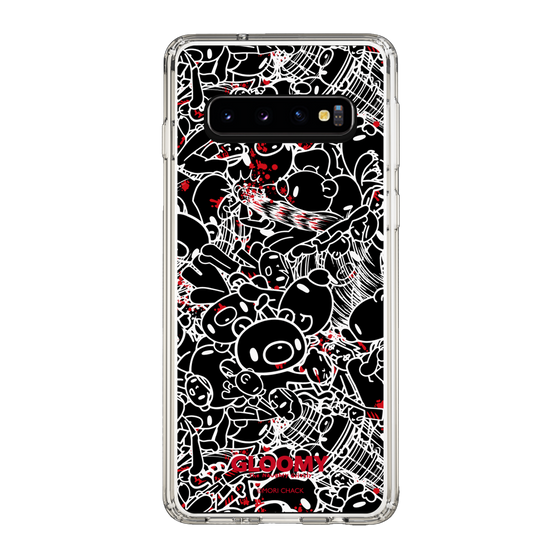 Slim Protection Case［ Gloomy - Pattern - Black ］