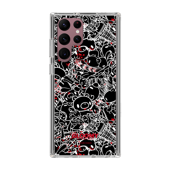 Slim Protection Case［ Gloomy - Pattern - Black ］