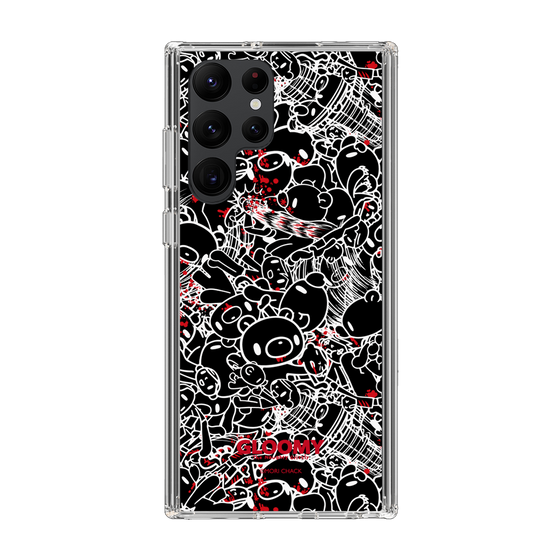 Slim Protection Case［ Gloomy - Pattern - Black ］