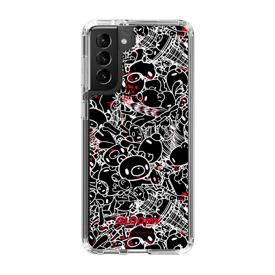 Slim Protection Case［ Gloomy - Pattern - Black ］